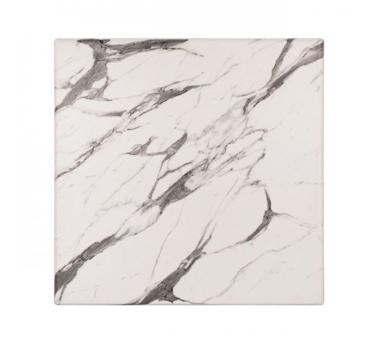 ΕΠΙΦΑΝΕΙΑ ΤΡΑΠΕΖΙΟΥ WERZALIT 70Χ70Χ3.5εκ. MARBLE WHITE-GREY 5657 HM5230.11