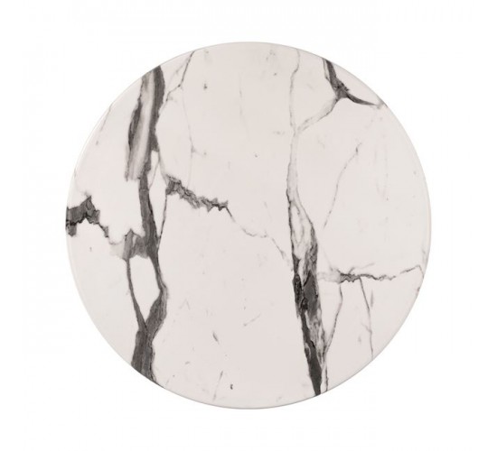 ΕΠΙΦΑΝΕΙΑ ΤΡΑΠΕΖΙΟΥ WERZALIT Φ70 MARBLE WHITE-GREY 5657 HM5228.11