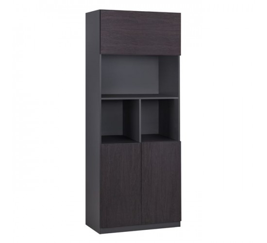 ΒΙΒΛΙΟΘΗΚΗ ΓΡΑΦΕΙΟΥ ΕΠΑΓΓΕΛΜΑΤΙΚΗ ROSEWOOD HM2089 80Χ40Χ200Υ εκ.