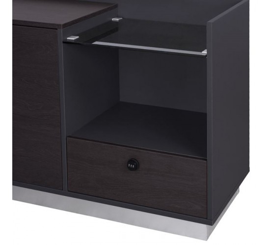 ΓΡΑΦΕΙΟ ΕΠΑΓΓΕΛΜΑΤΙΚΟ ΔΕΞΙΑ ΓΩΝΙΑ ROSEWOOD HM2086R 180X170X76Υ εκ.