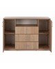 ΜΠΟΥΦΕΣ ΜΕ 2 ΝΤΟΥΛΑΠΙΑ Κ 3 ΣΥΡΤΑΡΙΑ ADLER SONAMA OAK HM2430 120X45X85Yεκ.