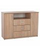 ΜΠΟΥΦΕΣ ΜΕ 2 ΝΤΟΥΛΑΠΙΑ Κ 3 ΣΥΡΤΑΡΙΑ ADLER SONAMA OAK HM2430 120X45X85Yεκ.