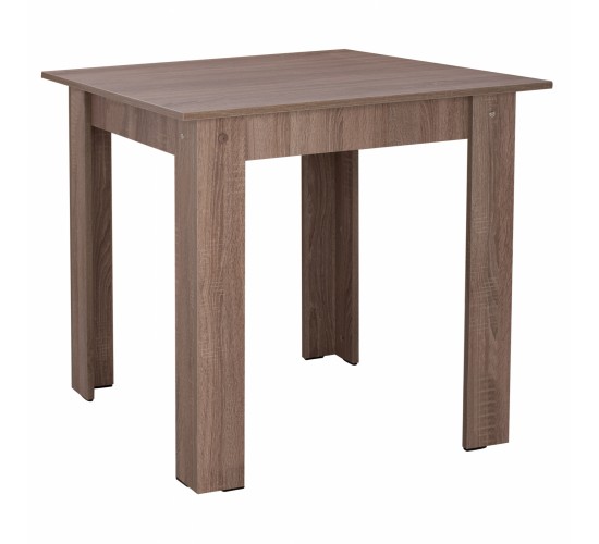 ΤΡΑΠΕΖΙ ΚΟΥΖΙΝΑΣ KELVIN SONAMA OAK TRUFFLE HM2427.05 80x80x77 εκ.