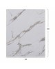 ΕΠΙΦΑΝΕΙΑ ΤΡΑΠΕΖΙΟΥ HLP MARBLE WHITE-GREY 5145 HM5827.12 49Χ60