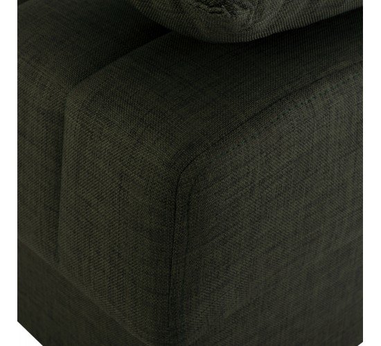 ΚΑΝΑΠΕΣ ΚΡΕΒΑΤΙ ANDRI ΤΡΙΘΕΣΙΟΣ DARK OLIVE HM3239.05 180x72x77 εκ.