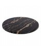 ΕΠΙΦΑΝΕΙΑ ΤΡΑΠΕΖΙΟΥ ΣΤΡΟΓΓΥΛΗ 5787 WERZALIT Φ60 BLACK GOLD MARBLE HM5227.15