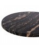 ΕΠΙΦΑΝΕΙΑ ΤΡΑΠΕΖΙΟΥ ΣΤΡΟΓΓΥΛΗ 5787 WERZALIT Φ60 BLACK GOLD MARBLE HM5227.15