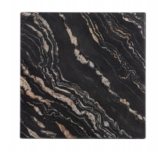 ΕΠΙΦΑΝΕΙΑ ΤΡΑΠΕΖΙΟΥ ΤΕΤΡΑΓΩΝΗ 5787 WERZALIT 80X80 εκ. BLACK GOLD MARBLE HM5231.15