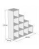 ΒΙΒΛΙΟΘΗΚΗ ΜΕΛΑΜΙΝΗΣ SCALE ΛΕΥΚΟ 120x30x123,6Υεκ.HM9238.11