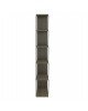 ΒΙΒΛΙΟΘΗΚΗ ΜΙΝΙ TARS HM2241.13 OLIVE GREY ME ΜΑΥΡΕΣ ΒΕΡΓΕΣ 65x22-24x146Υεκ.