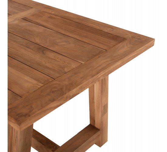 ΤΡΑΠΕΖΙ ΤΡΑΠΕΖΑΡΙΑΣ HM7922 PLUTON RECYCLED TEAK ΣΕ ΦΥΣΙΚΟ ΧΡΩΜΑ 200X100X75Yεκ.