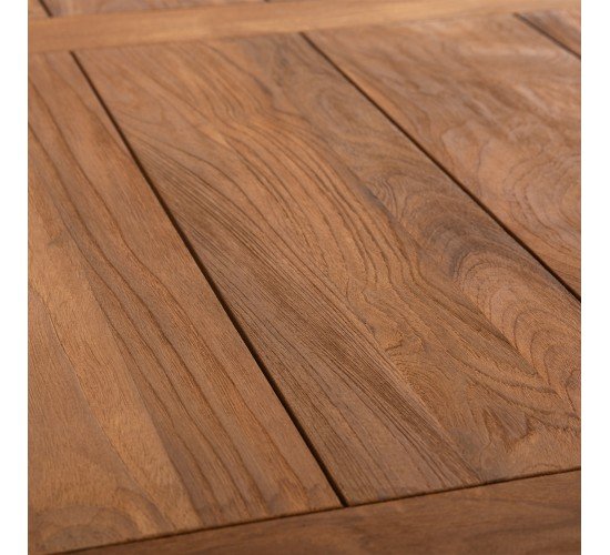 ΤΡΑΠΕΖΙ ΤΡΑΠΕΖΑΡΙΑΣ HM7922 PLUTON RECYCLED TEAK ΣΕ ΦΥΣΙΚΟ ΧΡΩΜΑ 200X100X75Yεκ.