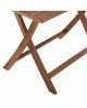 ΤΡΑΠΕΖΙ ΤΡΑΠΕΖΑΡΙΑΣ KENDALL ΠΤΥΣΣΟΜΕΝΟ HM9542 TEAK ΣΕ ΦΥΣΙΚΟ ΧΡΩΜΑ 120x80x75Yεκ.