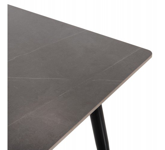 ΤΡΑΠΕΖΙ ΤΡΑΠΕΖΑΡΙΑΣ SINTERED STONE TOM HM8589.01 GREY MARBLE 120x80x76Y εκ.