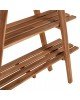 ΒΙΒΛΙΟΘΗΚΗ STAM HM7895 TEAK ΞΥΛΟ ΣΕ ΦΥΣΙΚΟ ΧΡΩΜΑ 120x33x180Y εκ.