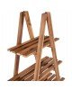 ΒΙΒΛΙΟΘΗΚΗ STAM HM7895 TEAK ΞΥΛΟ ΣΕ ΦΥΣΙΚΟ ΧΡΩΜΑ 120x33x180Y εκ.