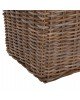 ΣΕΤ ΔΙΑΚΟΣΜΗΤΙΚΑ ΚΑΛΑΘΙΑ KATER HM9657 4ΤΜΧ ΑΠΟ KUBU RATTAN ΣΕ ΓΚΡΙ 52x52x50-57Υεκ.