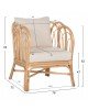 ΠΟΛΥΘΡΟΝΑ ESTOR HM9817 RATTAN ΣΕ ΦΥΣΙΚΟ-ΛΕΥΚΟ ΜΑΞΙΛΑΡΙ 78x75x92Υ εκ.