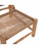 ΚΑΡΕΚΛΑ LONDER HM5986 ΞΥΛΟ TEAK ΣΕ ΦΥΣΙΚΟ ΚΑΙ ΣΥΝΘΕΤΙΚΟ RATTAN 63x77x77Υεκ.