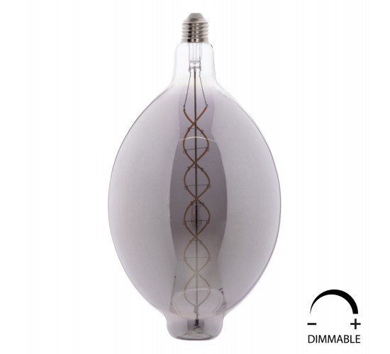 ΛΑΜΠΤΗΡΑΣ LED FILAMENT 8W E27 3000K SMOKE DIMMABLE HM4051.03