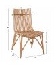 ΚΑΡΕΚΛΑ ΕΞΩΤ.ΧΩΡΟΥ CELLION HM9812.01 ΡΑΒΔΟΙ RATTAN ΣΕ ΦΥΣΙΚΟ ΧΡΩΜΑ 51x67x96Yεκ.