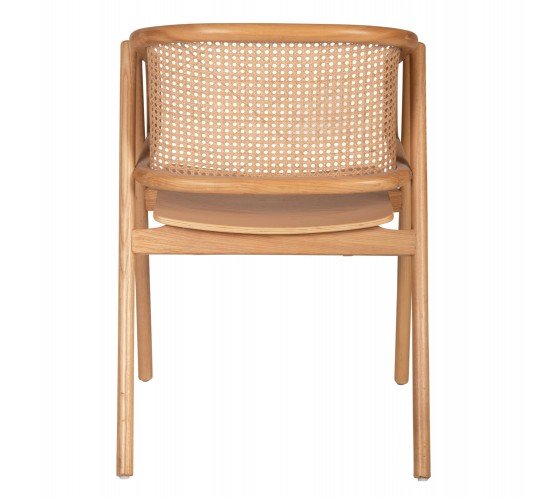 ΠΟΛΥΘΡΟΝΑ KENLEE HM9872 ΦΡΑΞΙΝΟΣ ΚΑΙ ΦΥΣΙΚΟ RATTAN RATTAN ΣΕ ΦΥΣΙΚΟ 57,5x55x81Yεκ.