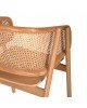 ΠΟΛΥΘΡΟΝΑ KENLEE HM9872 ΦΡΑΞΙΝΟΣ ΚΑΙ ΦΥΣΙΚΟ RATTAN RATTAN ΣΕ ΦΥΣΙΚΟ 57,5x55x81Yεκ.