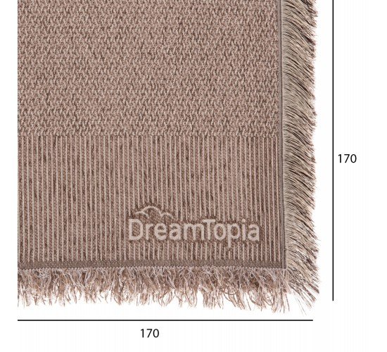 ΡΙΧΤΑΡΙ ME ΚΡΟΣΙΑ DREAMTOPIA HM12164.01 ΣΕ ΚΑΦΕ ΧΡΩΜΑ 178X178εκ.