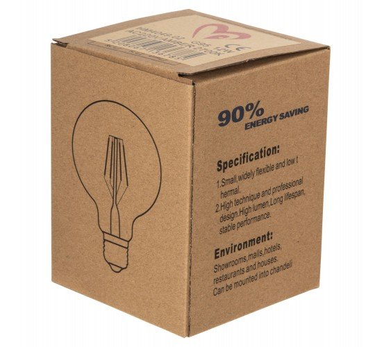 ΛΑΜΠΤΗΡΑΣ GLOBO LED FILAMENT 12W E27 3000K ΧΡΥΣΟ HM4049.02