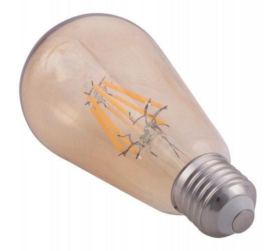 ΛΑΜΠΤΗΡΑΣ HM4188.02 LED FILAMENT 8W E27 DIMMABLE 3000K GOLD