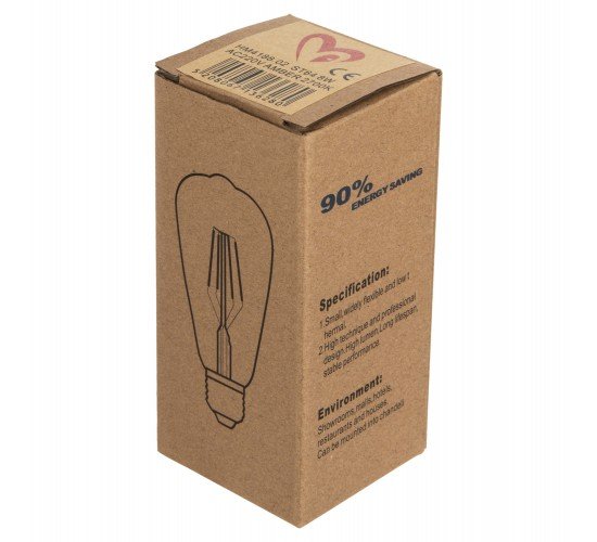 ΛΑΜΠΤΗΡΑΣ HM4188.02 LED FILAMENT 8W E27 DIMMABLE 3000K GOLD