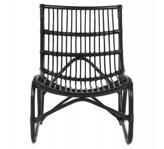 ΠΟΛΥΘΡΟΝΑ GRINN HM9815.02 ΡΑΒΔΟΙ RATTAN ΣΕ ΜΑΥΡΟ 56,5x73,5x79,5Υ εκ.