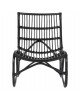 ΠΟΛΥΘΡΟΝΑ GRINN HM9815.02 ΡΑΒΔΟΙ RATTAN ΣΕ ΜΑΥΡΟ 56,5x73,5x79,5Υ εκ.