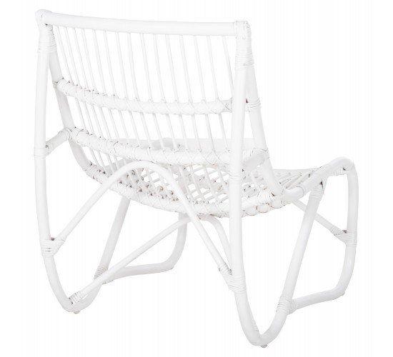 ΠΟΛΥΘΡΟΝΑ GRINN HM9815.03 ΡΑΒΔΟΙ RATTAN ΣΕ ΛΕΥΚΟ 56,5x73,5x79,5Υ εκ.