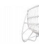 ΠΟΛΥΘΡΟΝΑ GRINN HM9815.03 ΡΑΒΔΟΙ RATTAN ΣΕ ΛΕΥΚΟ 56,5x73,5x79,5Υ εκ.