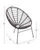 ΣΕΤ ΕΞΩΤΕΡΙΚΟΥ ΧΩΡΟΥ 3ΤΜΧ ALLEGRA HM21047.12 ΜΑΥΡΟ ΣΥΝΘ.RATTAN & ΜΕΤΑΛΛΟ