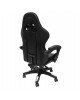 ΠΟΛΥΘΡΟΝΑ GAMING DARREN HM1203.04 ΜΑΥΡΟ-ΛΕΥΚΟ PVC & NYLON 51x49x125Υεκ.