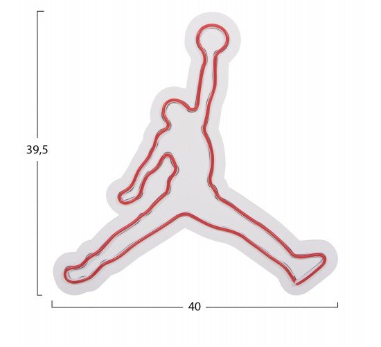 ΔΙΑΚΟΣΜΗΤΙΚΟ ΤΟΙΧΟΥ ΦΩΤΙΖΟΜΕΝΟ HM4651 ΦΙΓΟΥΡΑ BASKETBALL LEGEND 40x2x39,5Υεκ.