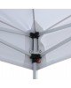 GAZEBO ΕΠΑΓΓΕΛΜΑΤΙΚΟ ΜΕ ΠΛΑΙΝΟ ΠΑΝΙ ΣΚΙΑΣΗΣ CRESSEN HM21097 ΠΤΥΣΣΟΜΕΝΟ ΑΛΟΥΜΙΝΙΟΥ 3x3x3,4Yεκ