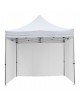 GAZEBO ΕΠΑΓΓΕΛΜΑΤΙΚΟ ΜΕ 3 ΠΛΑΙΝΑ ΠΑΝΙΑ ΣΚΙΑΣΗΣ CRESSEN HM21097.01 ΠΤΥΣΣΟΜΕΝΟ ΑΛΟΥΜΙΝΙΟΥ 3x3x3,4Yεκ