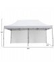 GAZEBO ΕΠΑΓΓΕΛΜΑΤΙΚΟ ΒΑΡΕΩΣ ΤΥΠΟΥ CRESSEN HM21099 ΠΤΥΣΣΟΜΕΝΟ ΑΛΟΥΜΙΝΙΟΥ 3x6x3,4Yμ