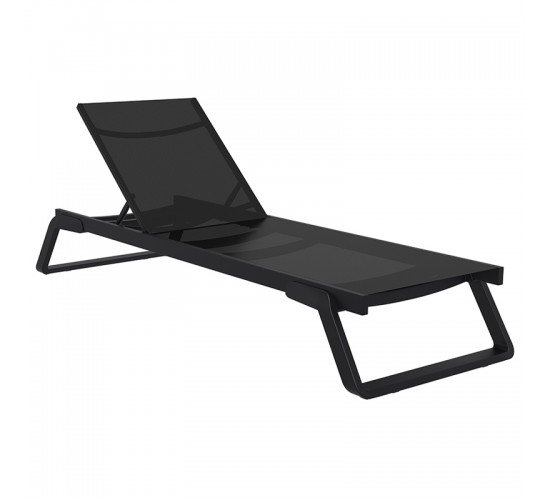 TROPIC ΞΑΠΛΩΣΤΡΑ BLACK/BLACK ΠΟΛ/ΝΙΟΥ SIESTA 210X72X31εκ.