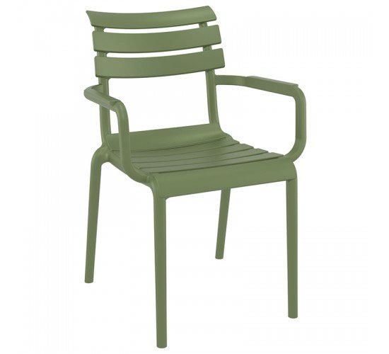 PARIS OLIVE GREEN ΠΟΛΥΘΡΟΝΑ ΠΟΛ/ΝΙΟΥ SIESTA 58X59X84εκ.