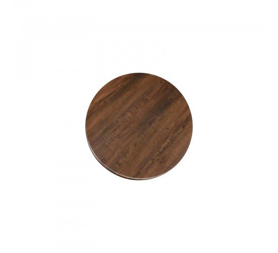 Contract Sliq Normal Επιφάνεια Τραπεζιού τ.Werzalit, Απόχρωση Walnut  Φ60cm/16mm [-Καρυδί-] [-Melamine Laminated-] Ε100,41