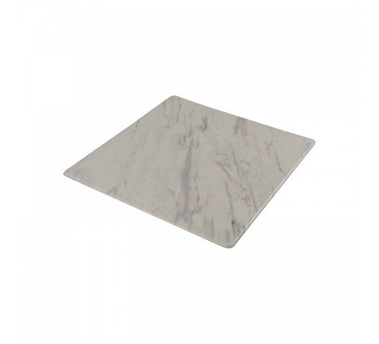 Contract Sliq Normal Επιφάνεια Τραπεζιού τ.Werzalit, Απόχρωση Marble  60x60cm/16mm [-Άσπρο-] [-Melamine Laminated-] Ε106,42