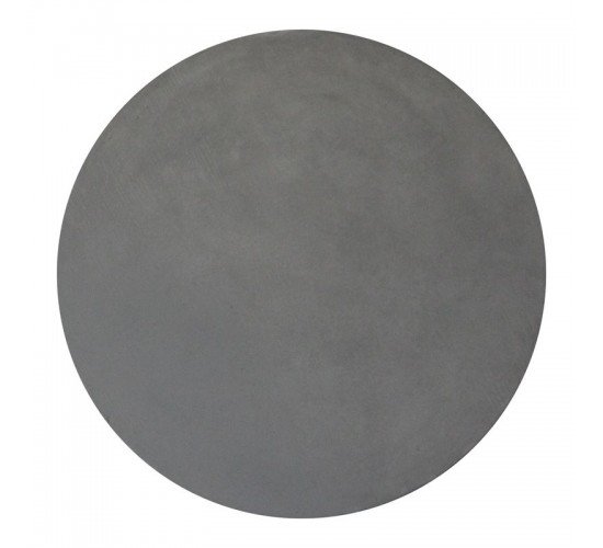 CONCRETE Επιφάνεια Τραπεζιού Cement Grey  Φ60cm (Τελείωμα 2,5cm) [-Γκρι-] [-Artificial Cement (Recyclable)-] Ε6221