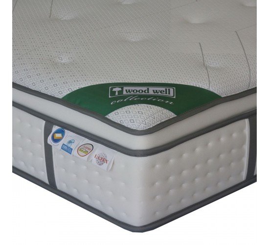 ΣΤΡΩΜΑ Pocket Spring 5-Zone Gel Memory Foam   Latex, Μονής Όψης  160x200x(34/32)cm [-Άσπρο-] [-Spring/Memory-] Ε2059,2