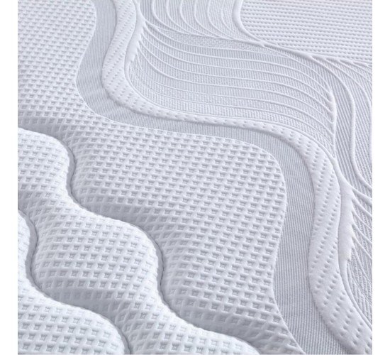 ΣΤΡΩΜΑ Pocket Spring 5-Zone Gel Memory Foam Latex, Διπλής Όψης και Αίσθησης (Roll Pack)  160x200x36cm [-Άσπρο-] [-Spring/Memory-] Ε2093,2