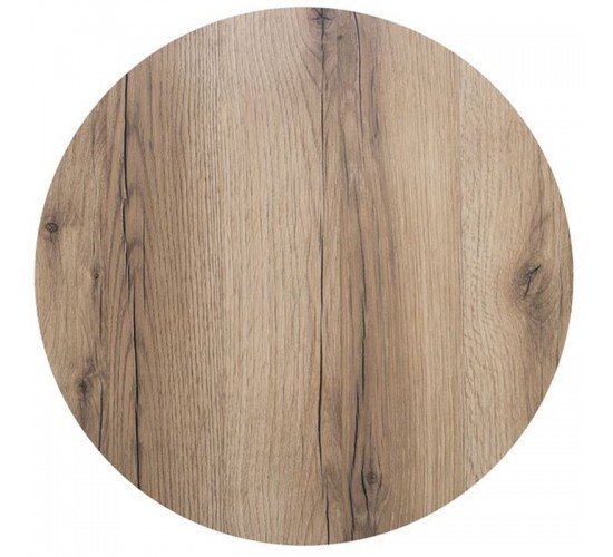 HPL (High Pressure Laminated) Επιφάνεια Τραπεζιού Απόχρωση Natural Wood, Εξωτερικού χώρου  Φ70cm/12mm [-Φυσικό-] [-HPL-] Ε101,44