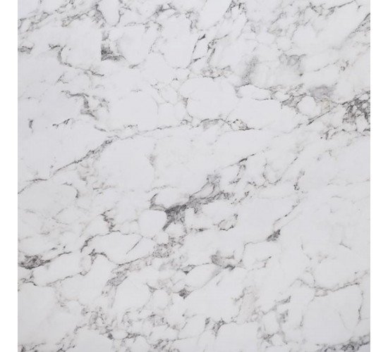 HPL (High Pressure Laminated) Επιφάνεια Τραπεζιού Απόχρωση White Marble, Εξωτερικού χώρου  80x80cm/12mm [-Άσπρο-] [-HPL-] Ε108,421